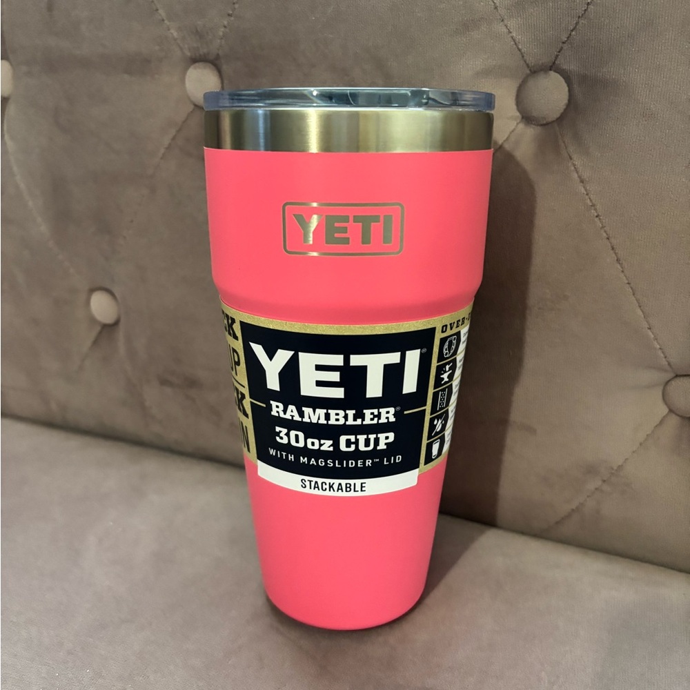 Yeti 30oz rambler tumbler tropical pink